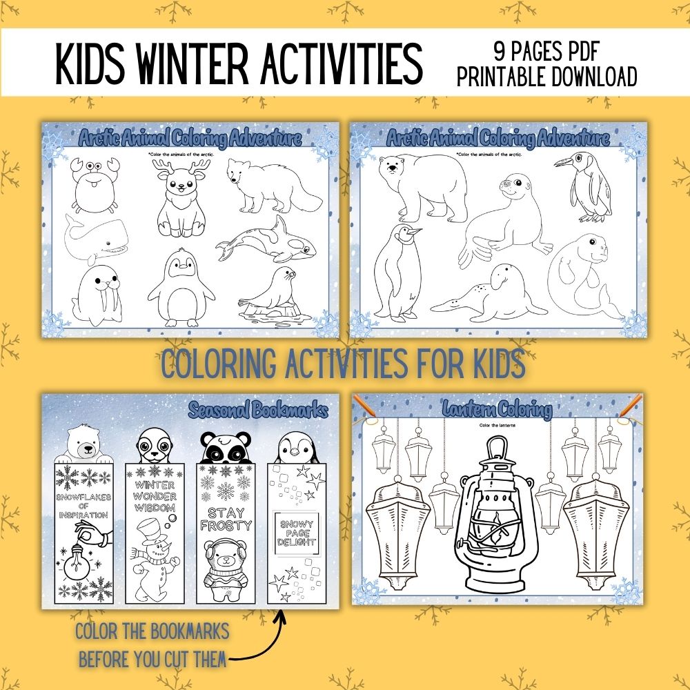 PLR Kids Winter Activities