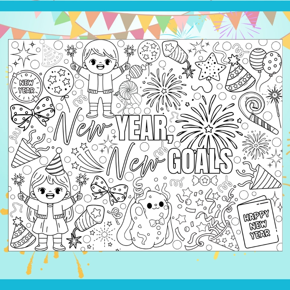 PLR Printable New Year Collaboration Poster