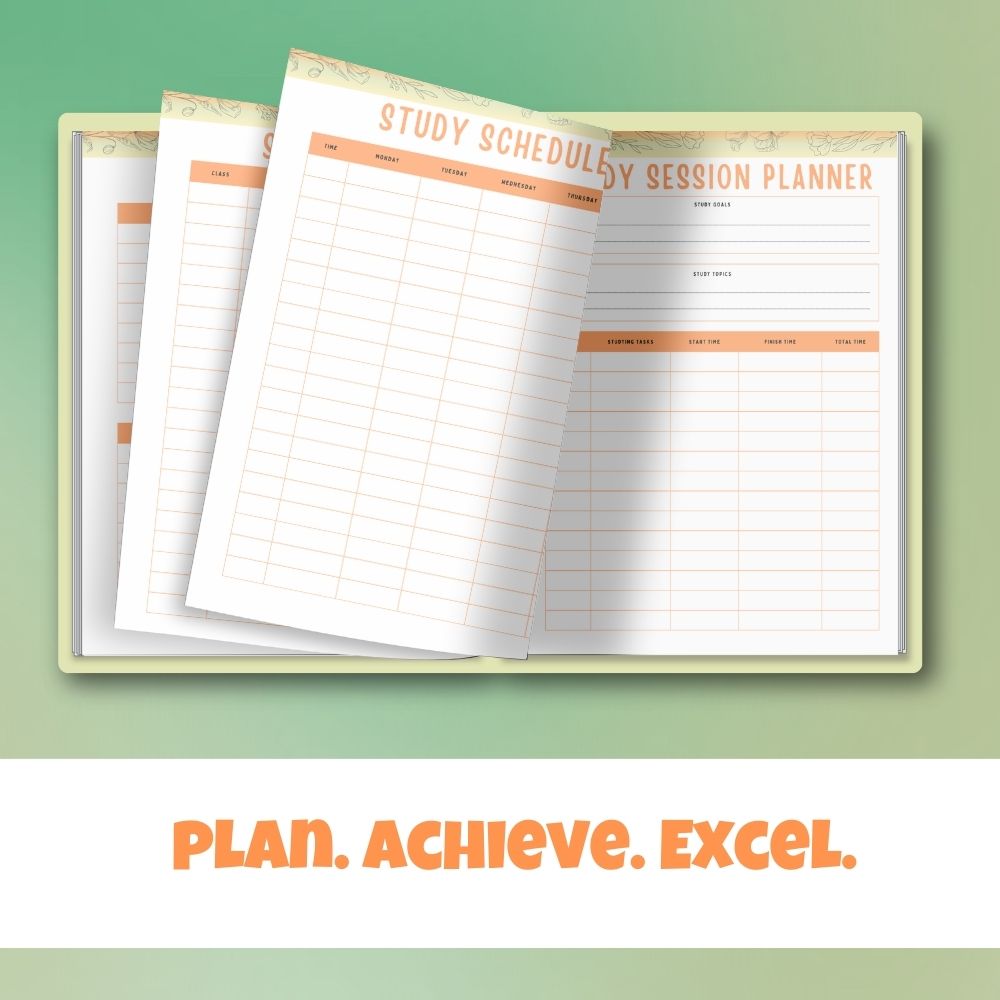 PLR Orange Student Planner