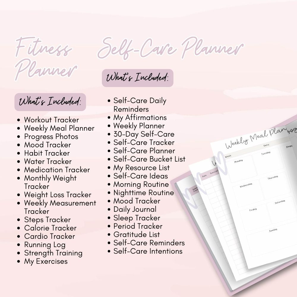 PLR Pink ADHD Planner