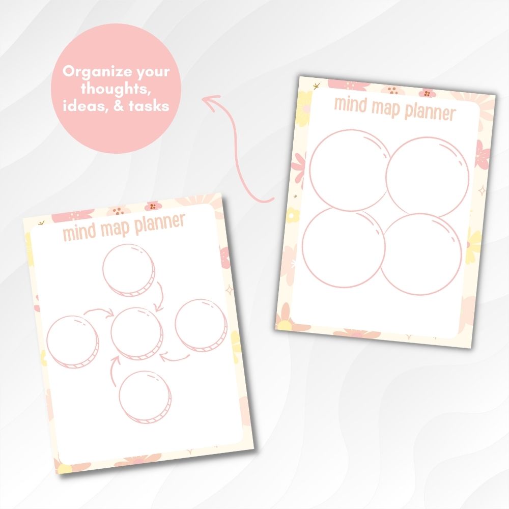 PLR Pastel Brain Dump Journal