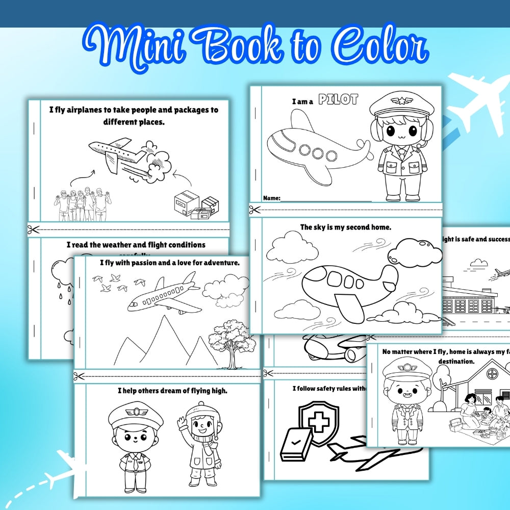 PLR Kids Pilot Themed Activity Pack