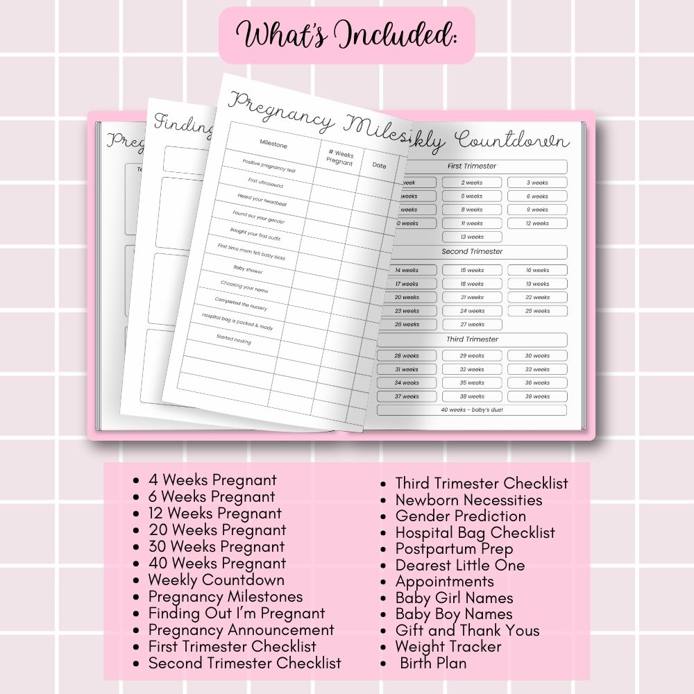 PLR Pregnancy Planner - Plain Design