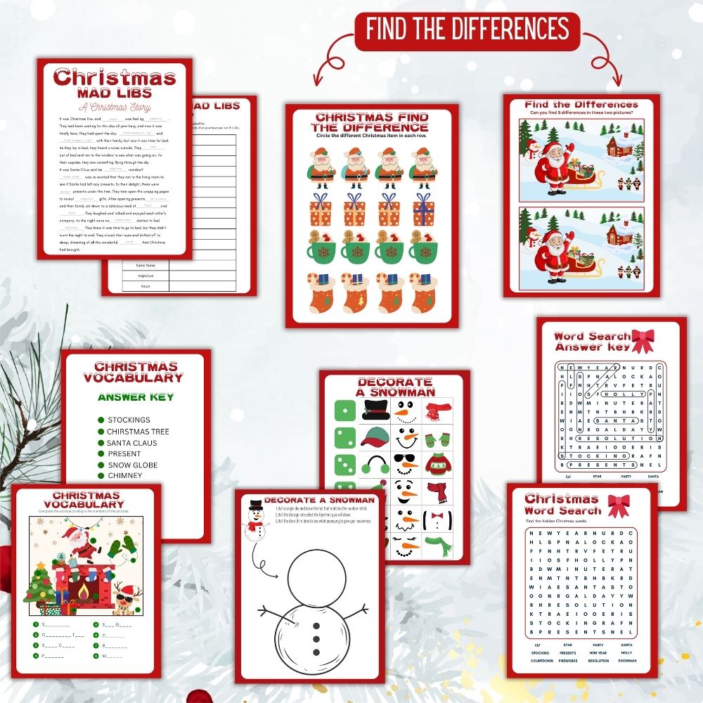 PLR Christmas Games Bundle