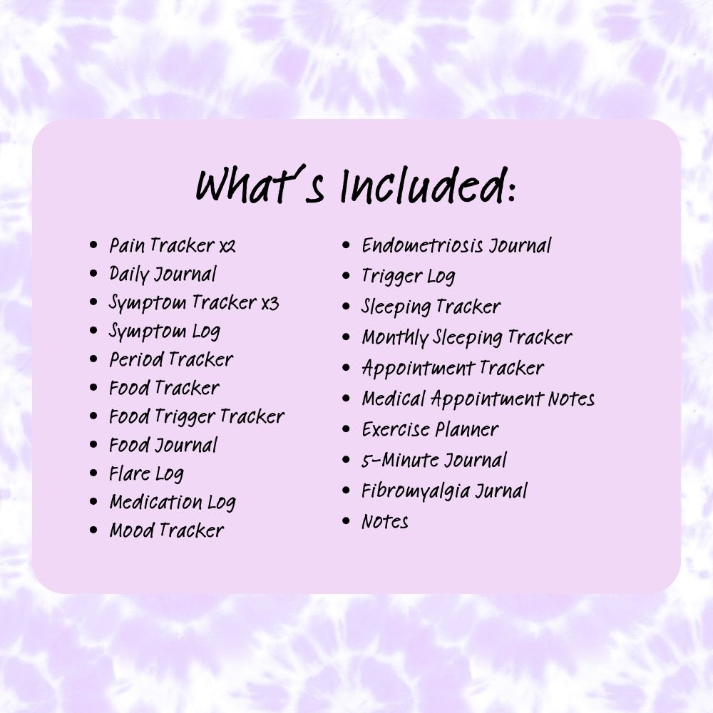 PLR Pain Management Tracker Journal