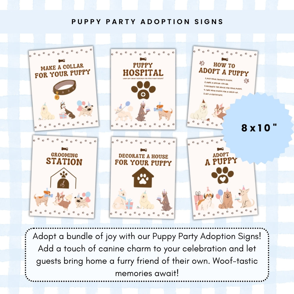 PLR Puppy Party Bundle for Boy