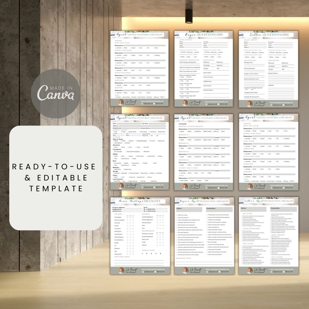 PLR Real Estate Planner Checklist