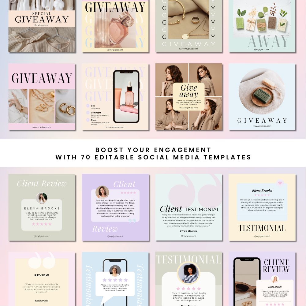 PLR Social Media Templates