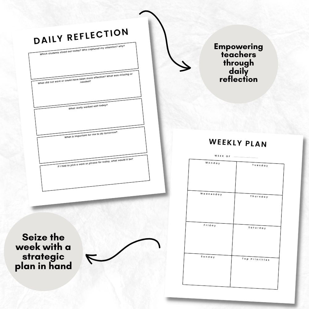 PLR Teacher Journal - Plain Design
