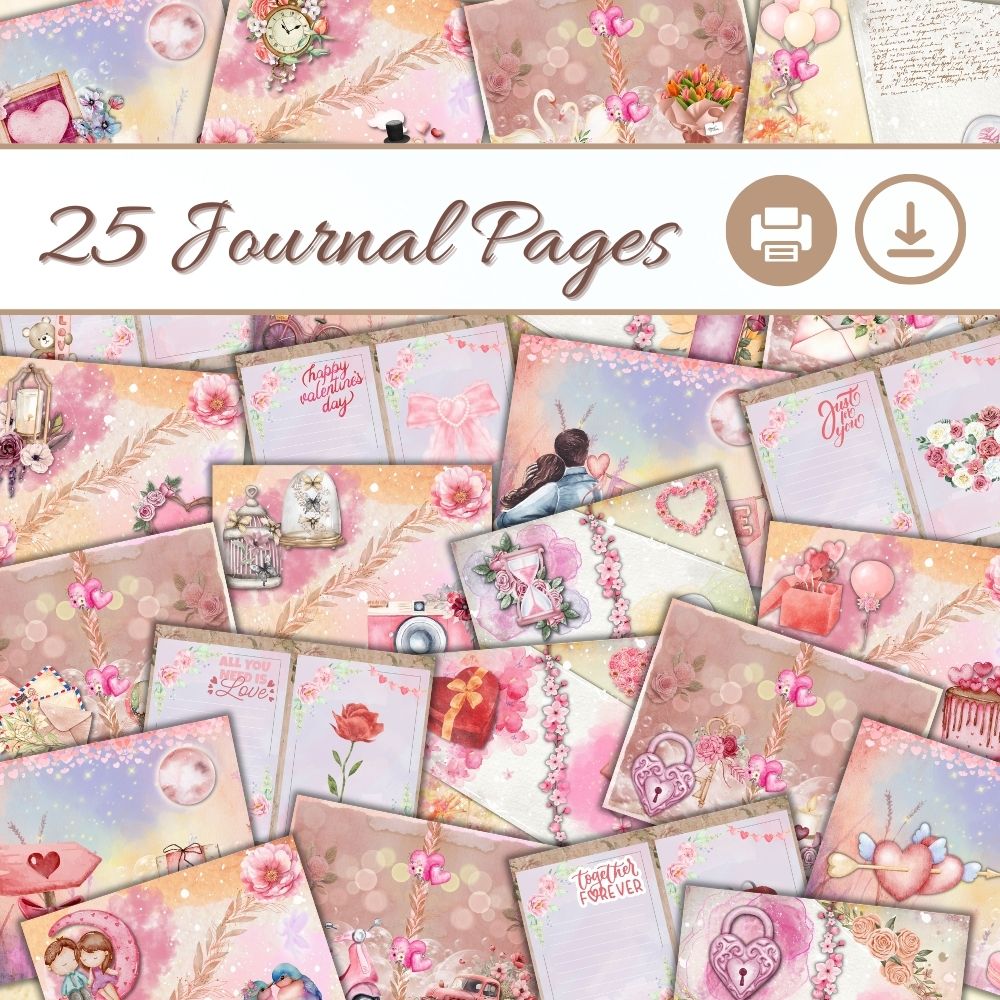 PLR Valentine Junk Journal