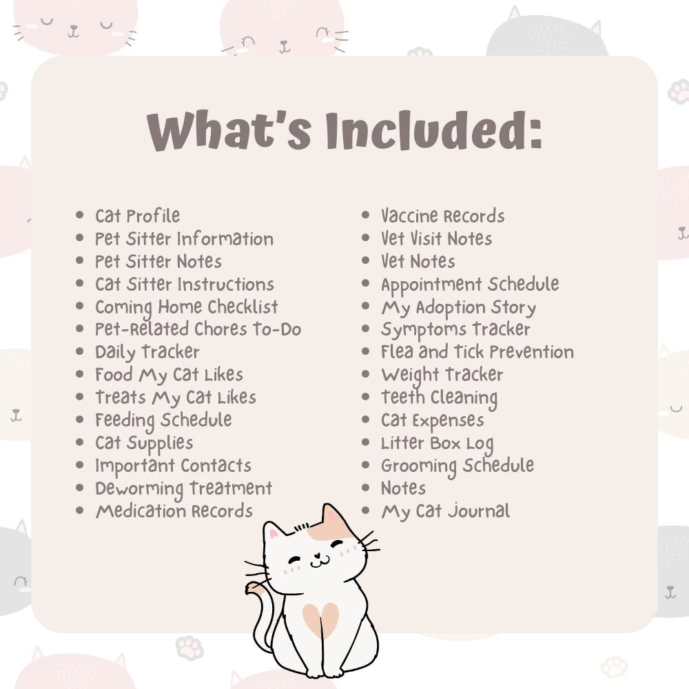 PLR Cat Care Planner