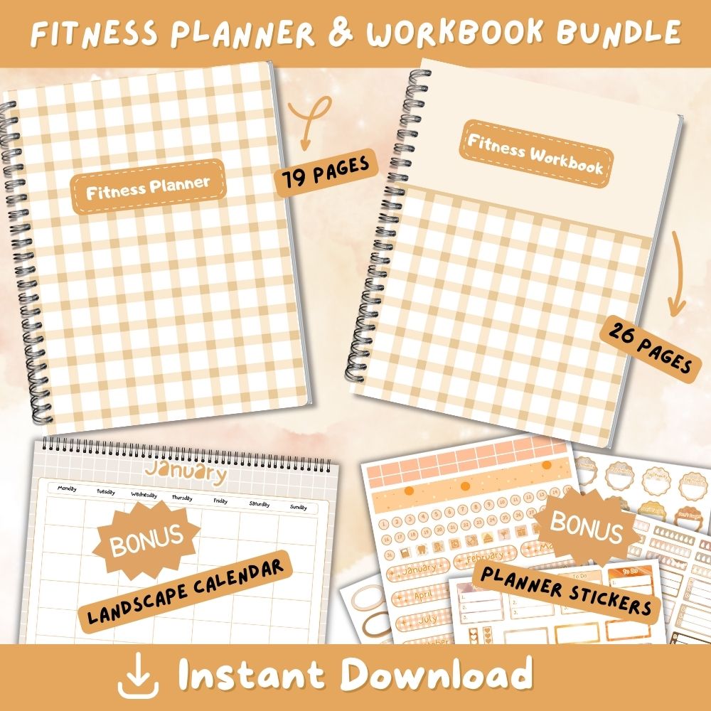 New Year New You PLR Printable Planners & Workbooks Bundle