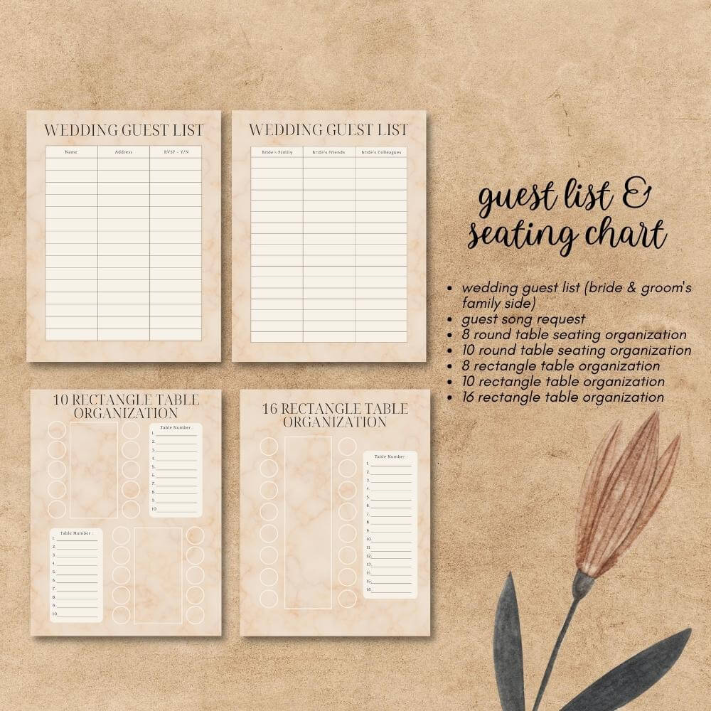 PLR Wedding Planner in Beige
