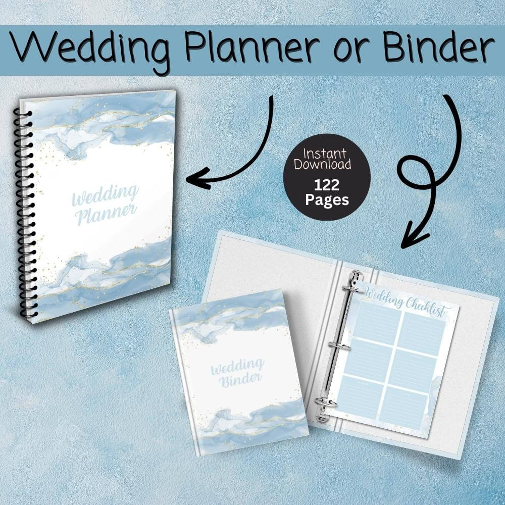 PLR Wedding Planner in Blue