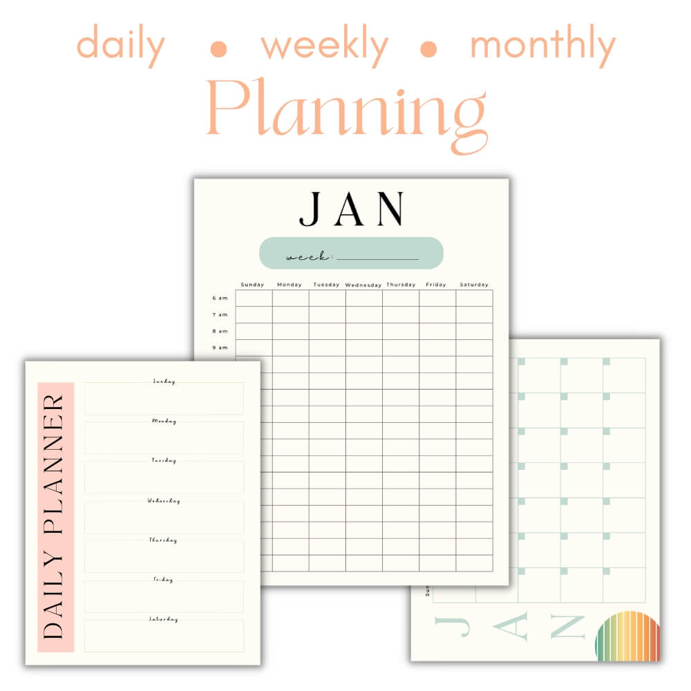 PLR Orange Business Planner for Content Creators