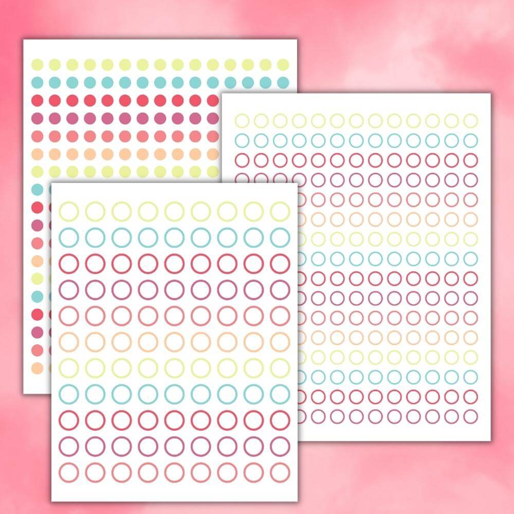 PLR Easter Planner Stickers