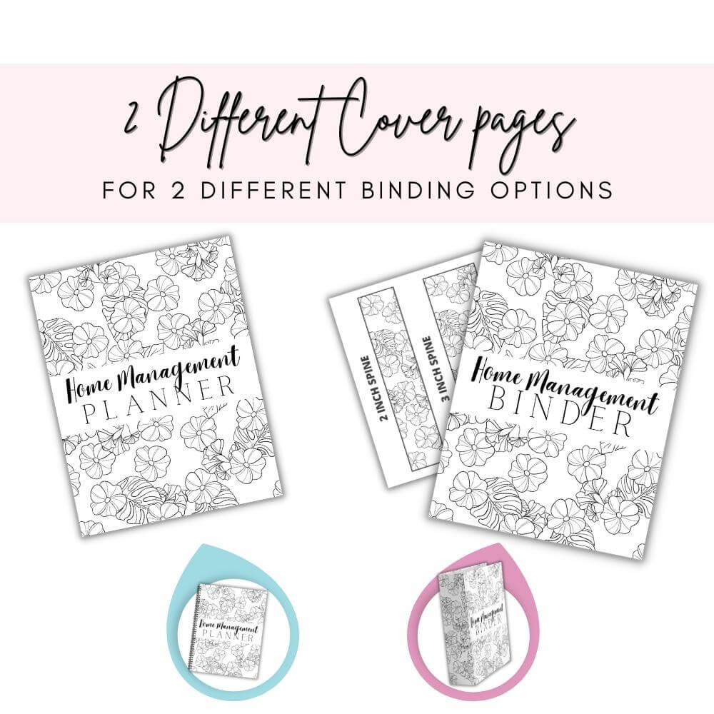 PLR Home Management Planner or Binder