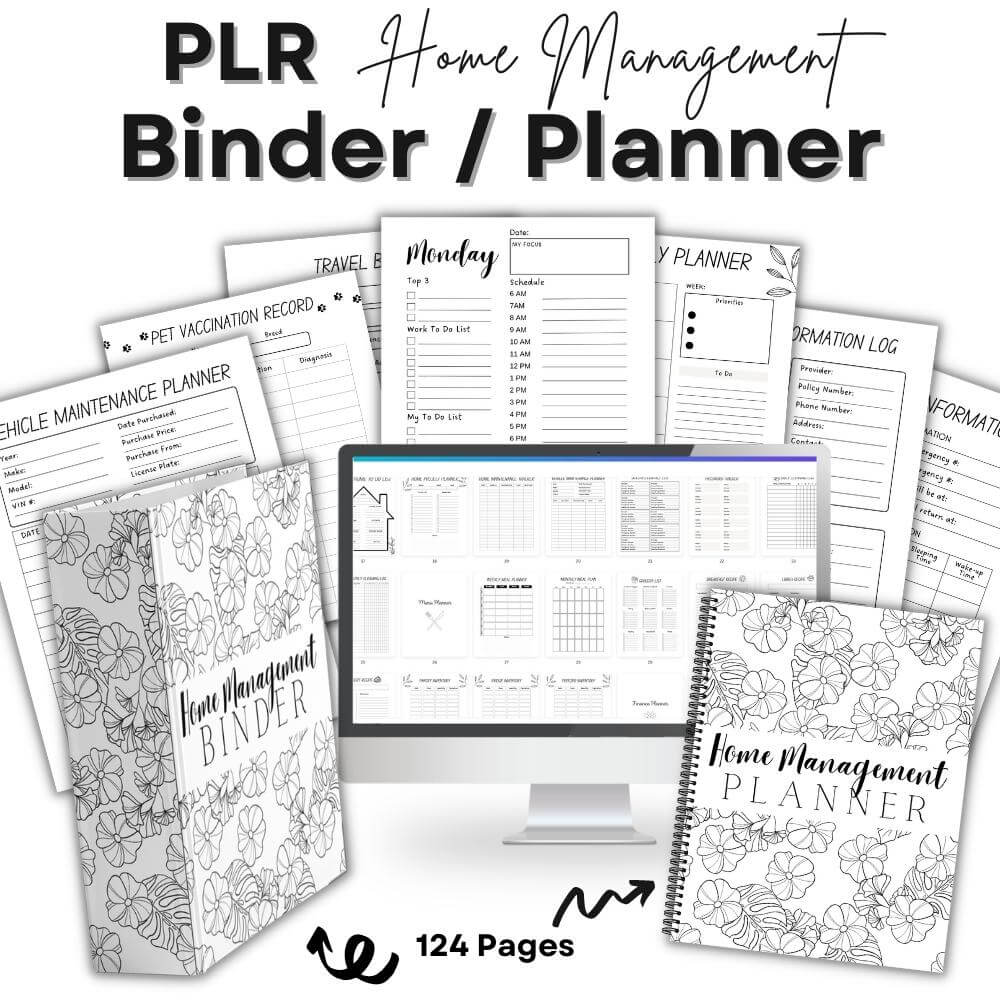 PLR Home Management Planner or Binder – plr-printables-store plr-home-management-planner-or-binder-plr-printables-store