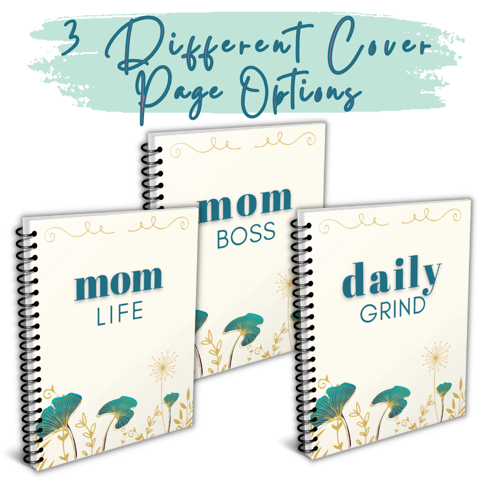 PLR Green Busy Mom Planner