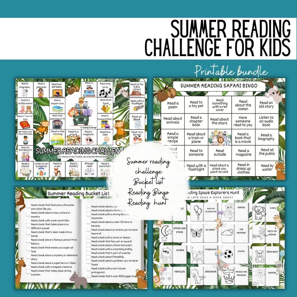 PLR Summer Reading Challenge - Safari Theme