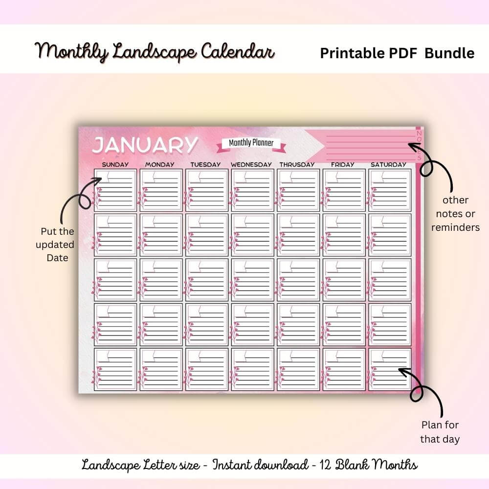 PLR Road Trip Planner in Pink