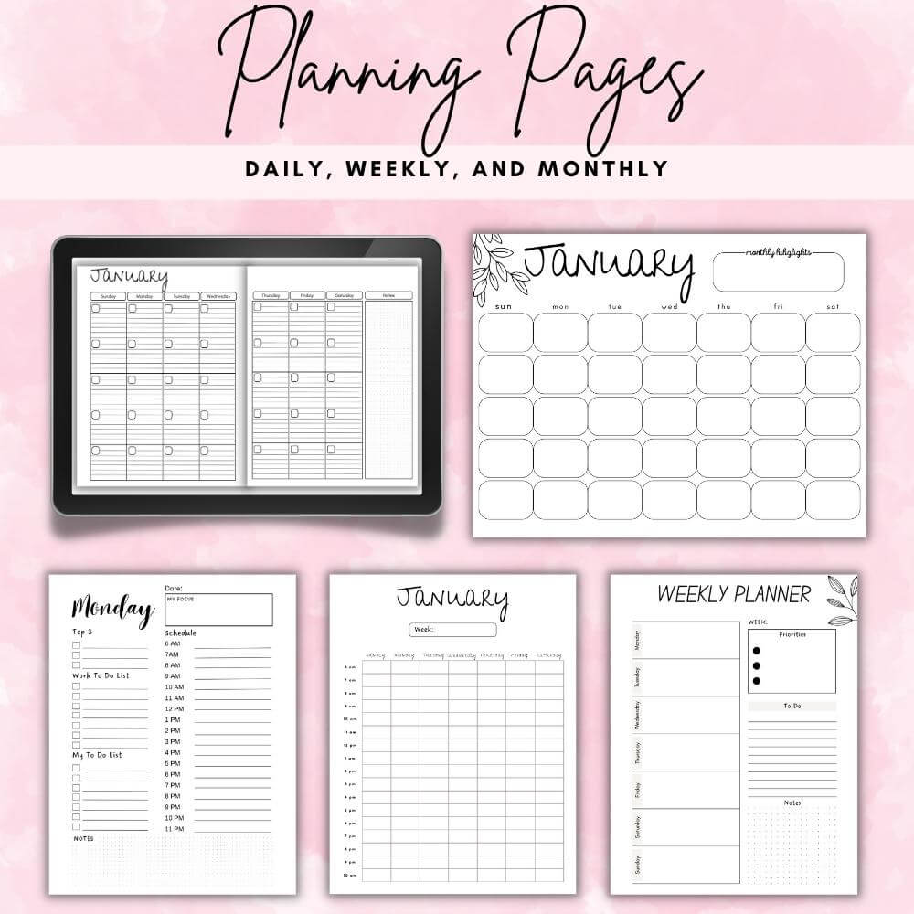 PLR Home Management Planner or Binder