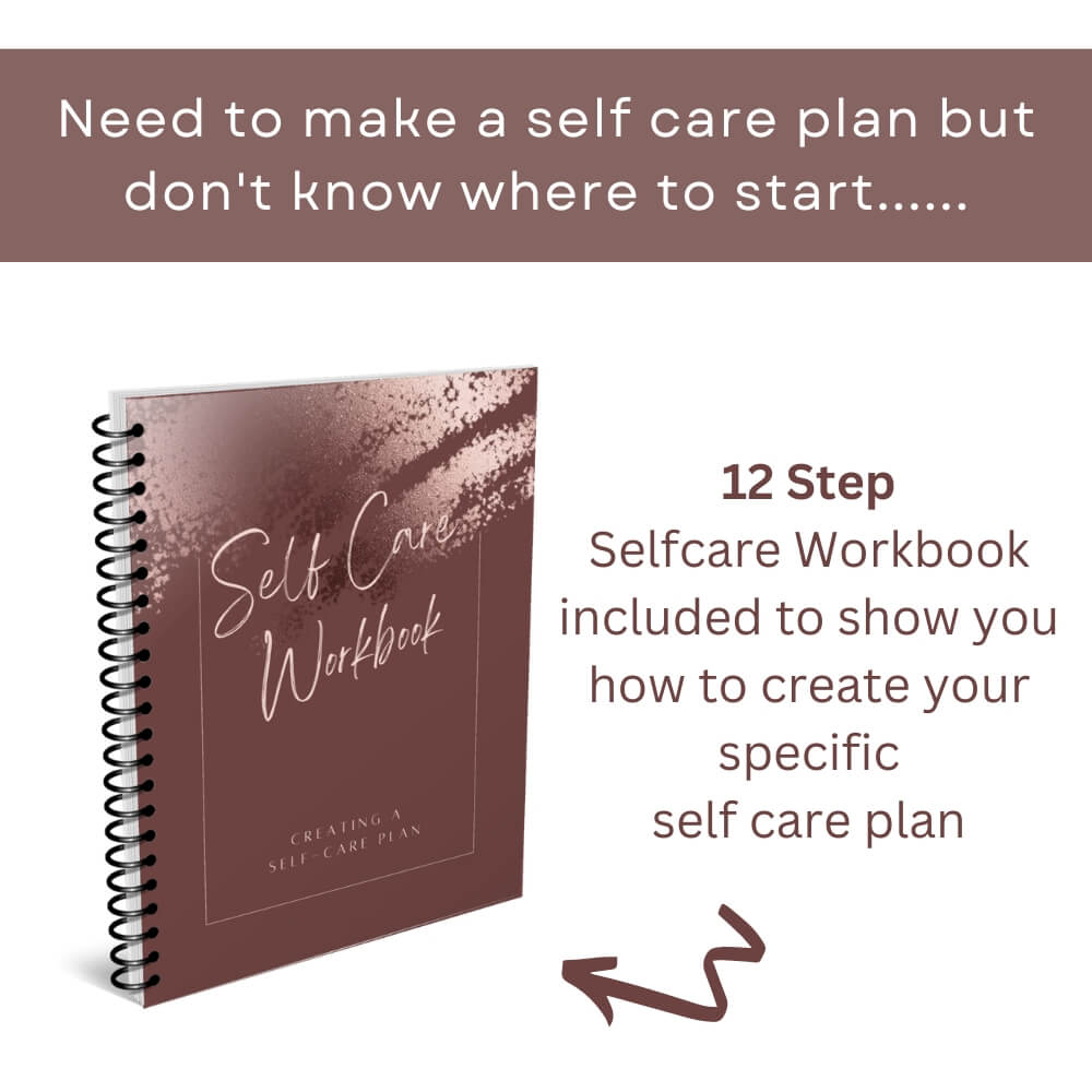 PLR Tan Self Care Workbook + Matching Planner