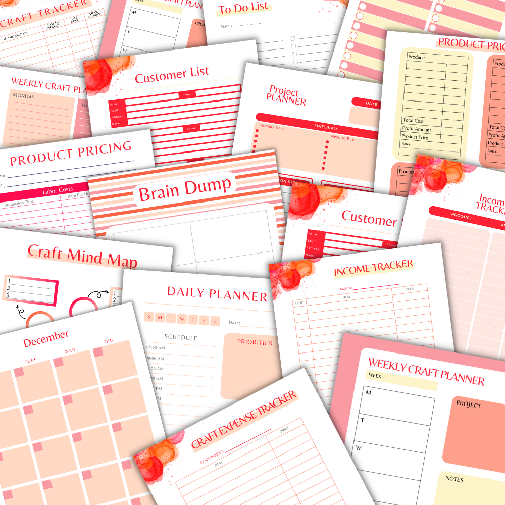 PLR Red Craft Planner