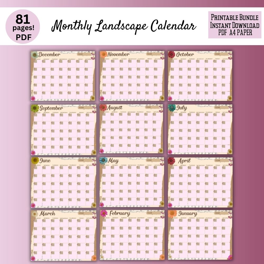 PLR Gratitude Journal in Floral Design