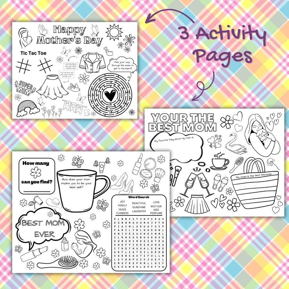 PLR Mother's Day Activity Bundle