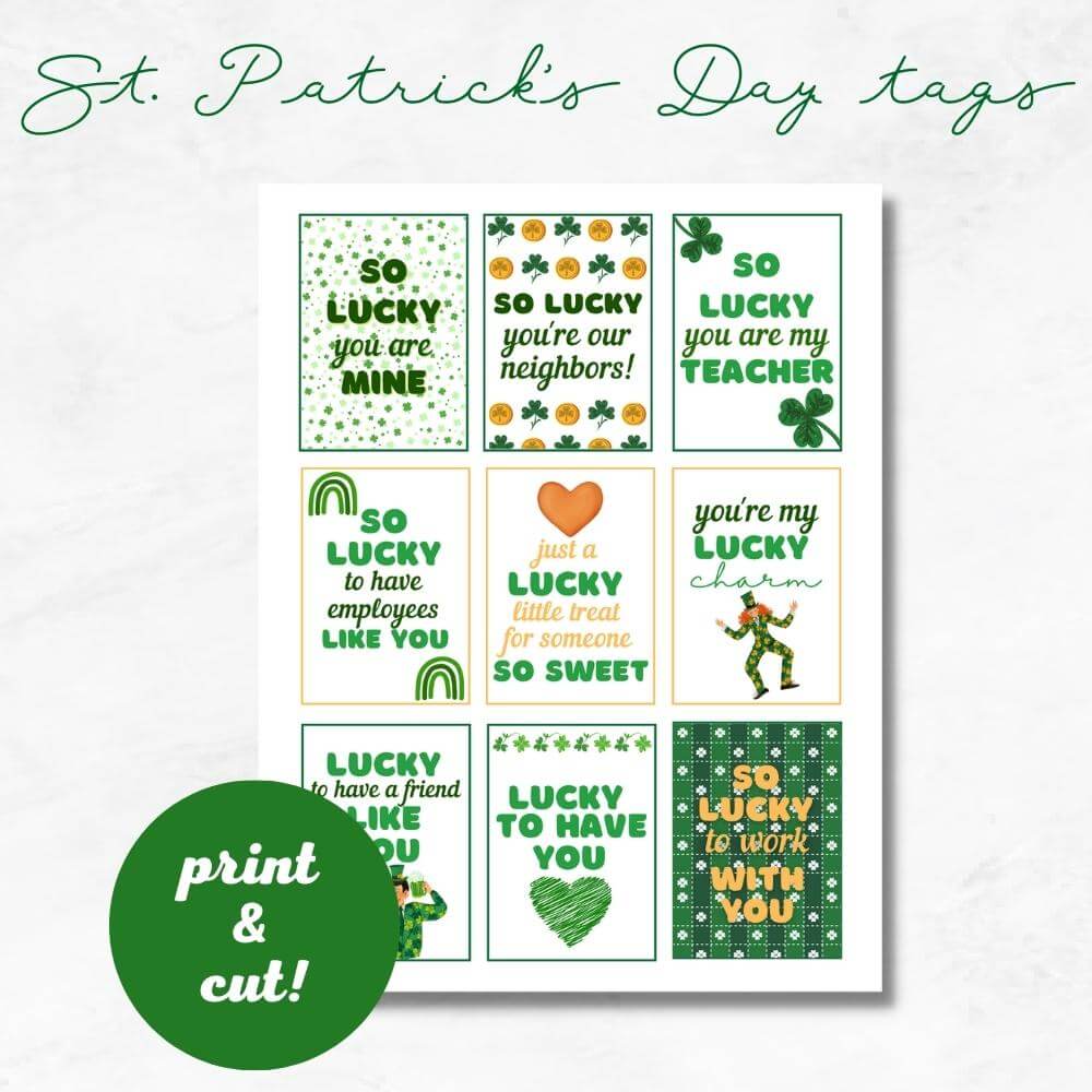 PLR St. Patrick's Day Decorations and Game Bundle
