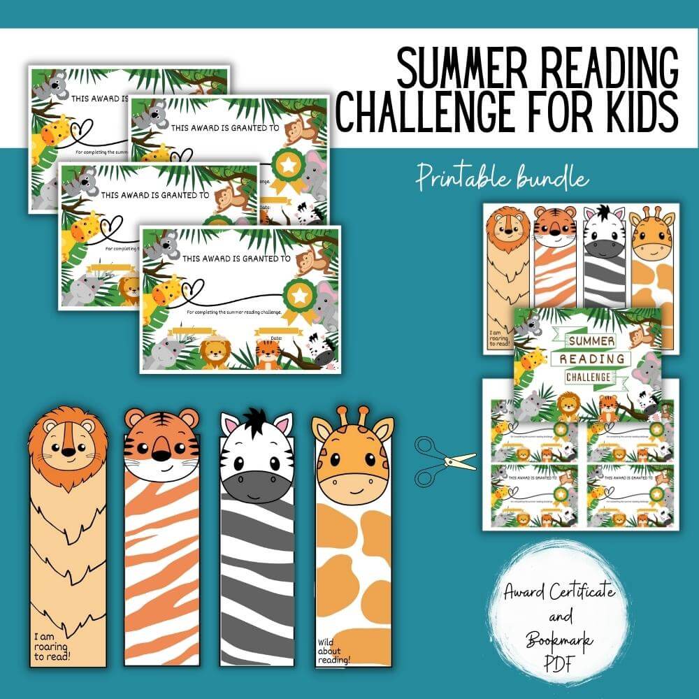 PLR Summer Reading Challenge - Safari Theme