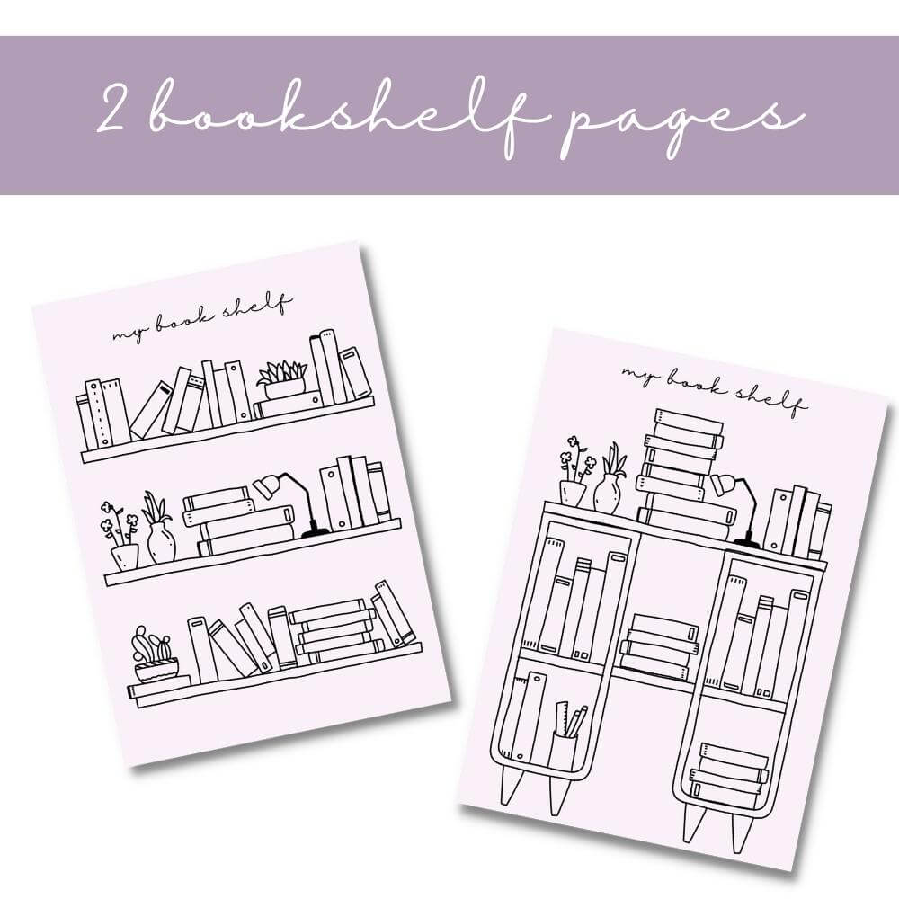 PLR Purple Reading Planner