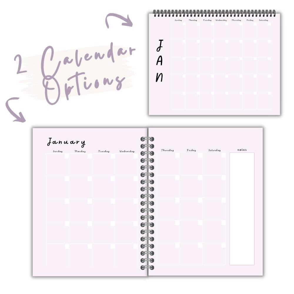 PLR Purple Reading Planner
