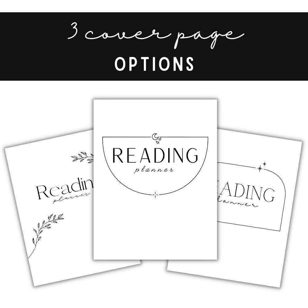 PLR Black & White Reading Planner