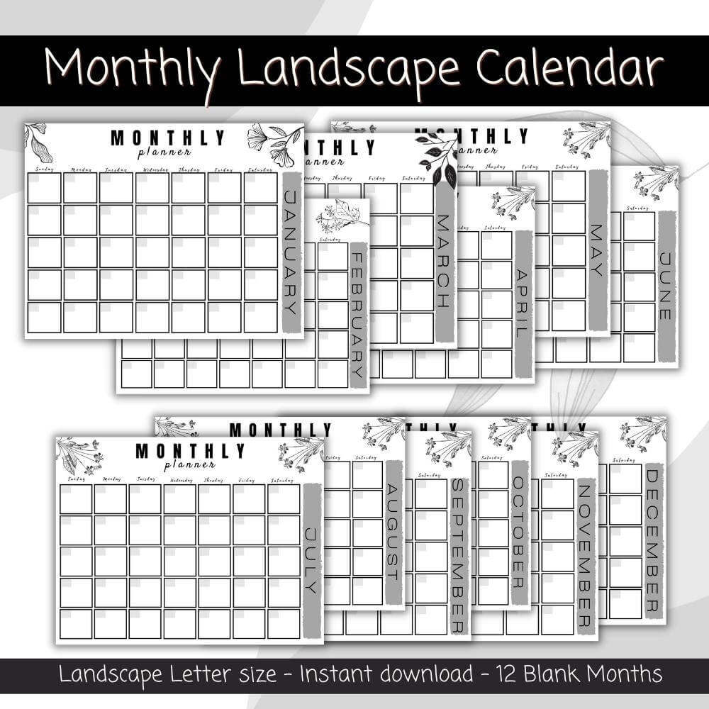 PLR Road Trip Planner in Black and White