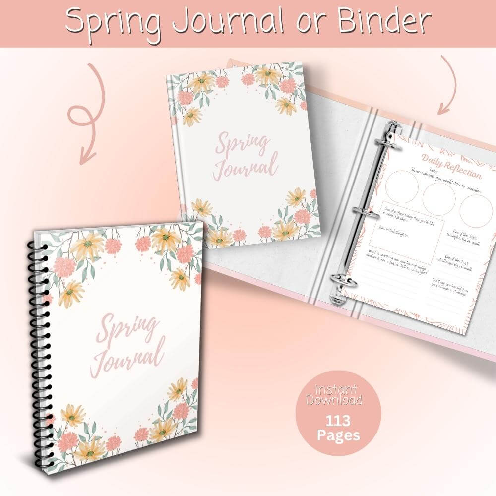PLR Spring Journal in Floral Design