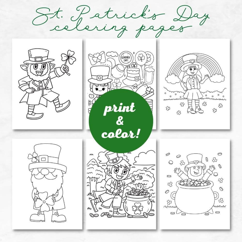 PLR St. Patrick's Day Decorations and Game Bundle