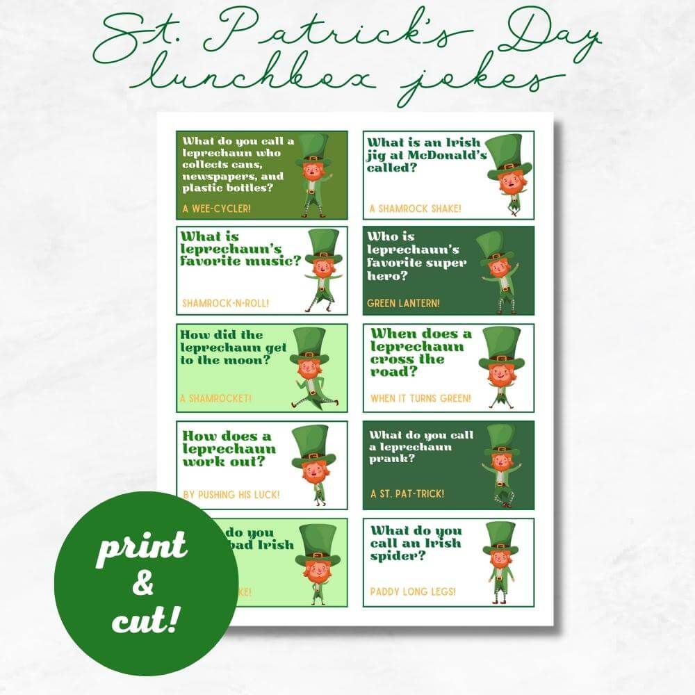 PLR St. Patrick's Day Decorations and Game Bundle