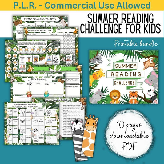 PLR Summer Reading Challenge - Safari Theme