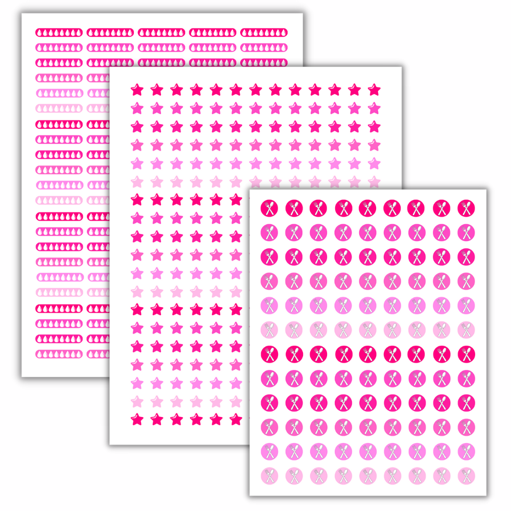 Pink PLR Planner Stickers
