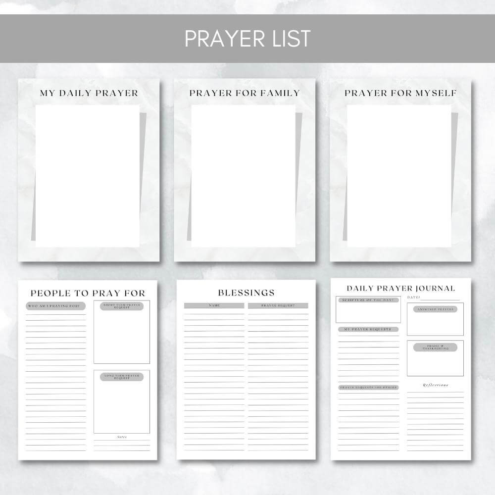 PLR Prayer Journal