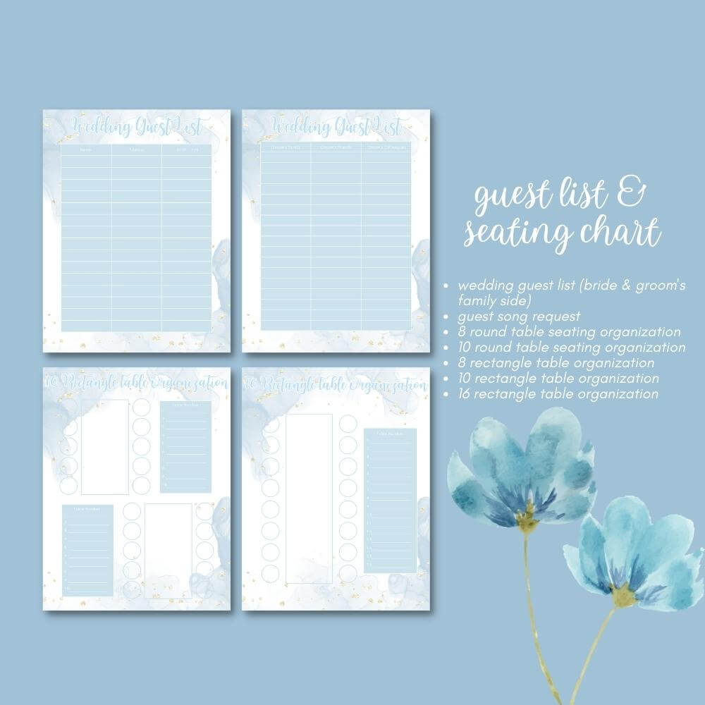 PLR Wedding Planner in Blue