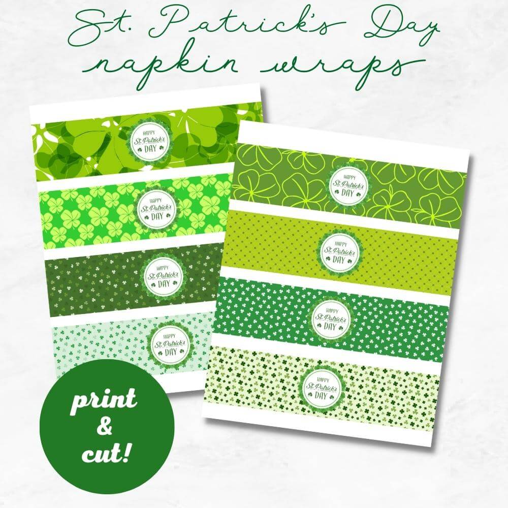 PLR St. Patrick's Day Decorations and Game Bundle