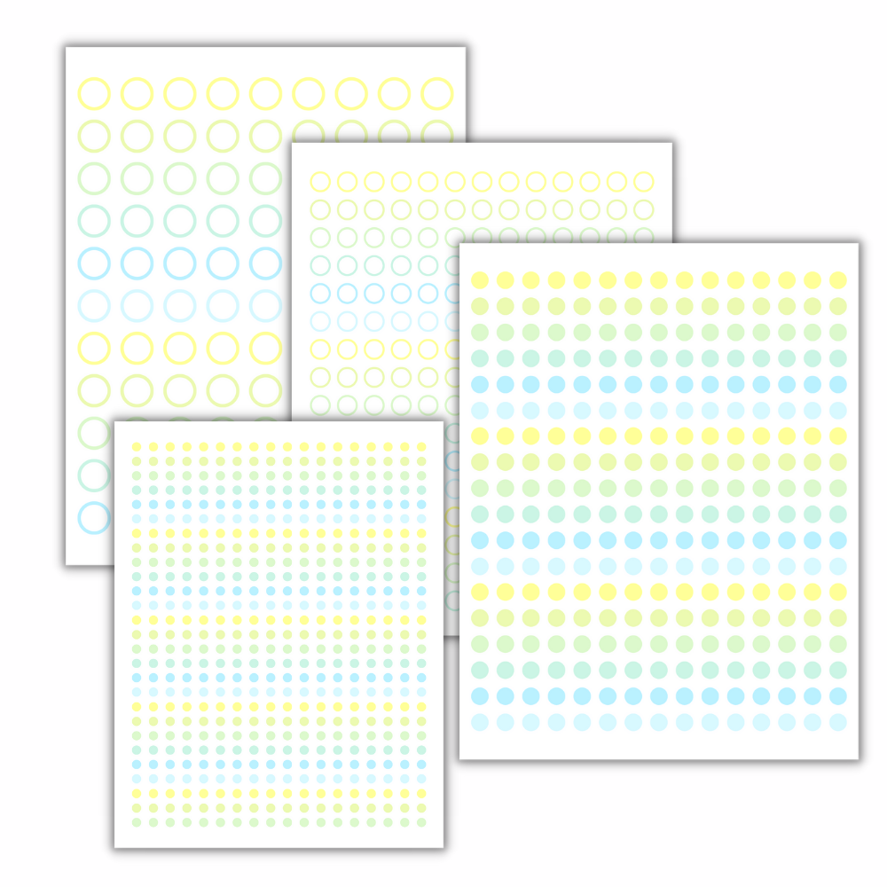 Yellow PLR Planner Stickers