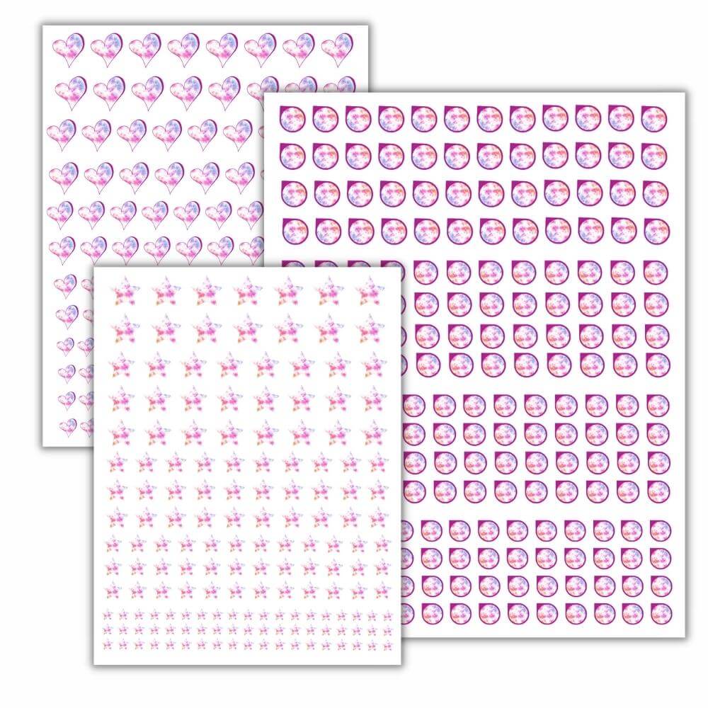 Pastel Tie Dye PLR Planner Stickers