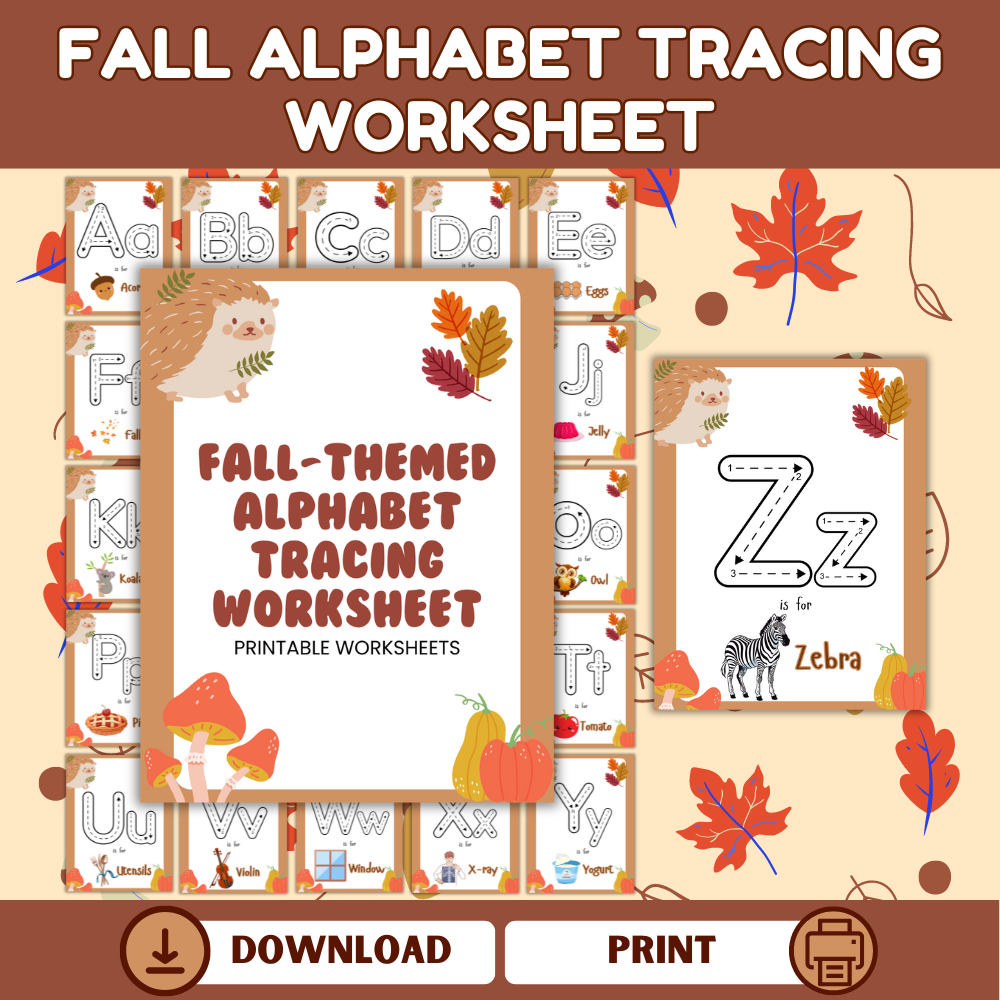 Ultimate Fall PLR Printables Template Pack