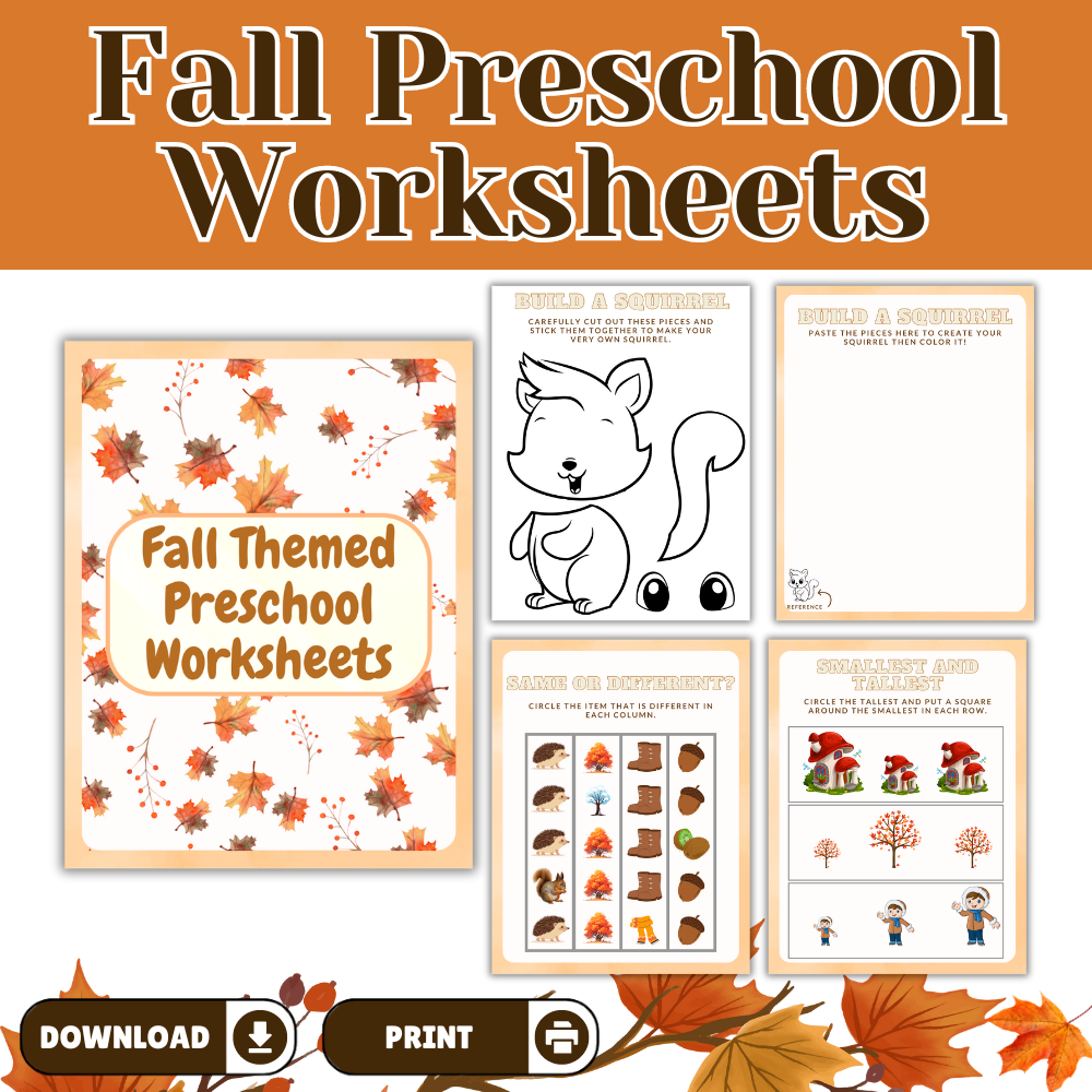 Ultimate Fall PLR Printables Template Pack