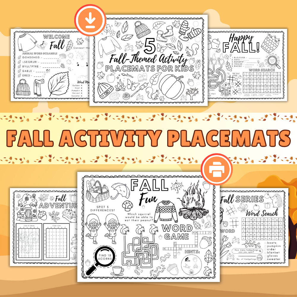 Ultimate Fall PLR Printables Template Pack