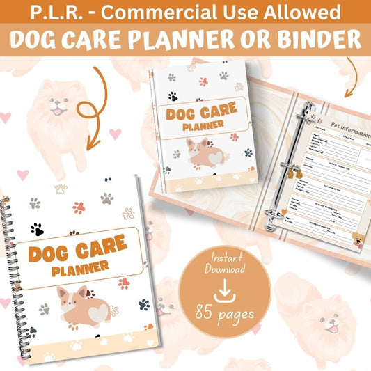 PLR Dog Care Planner